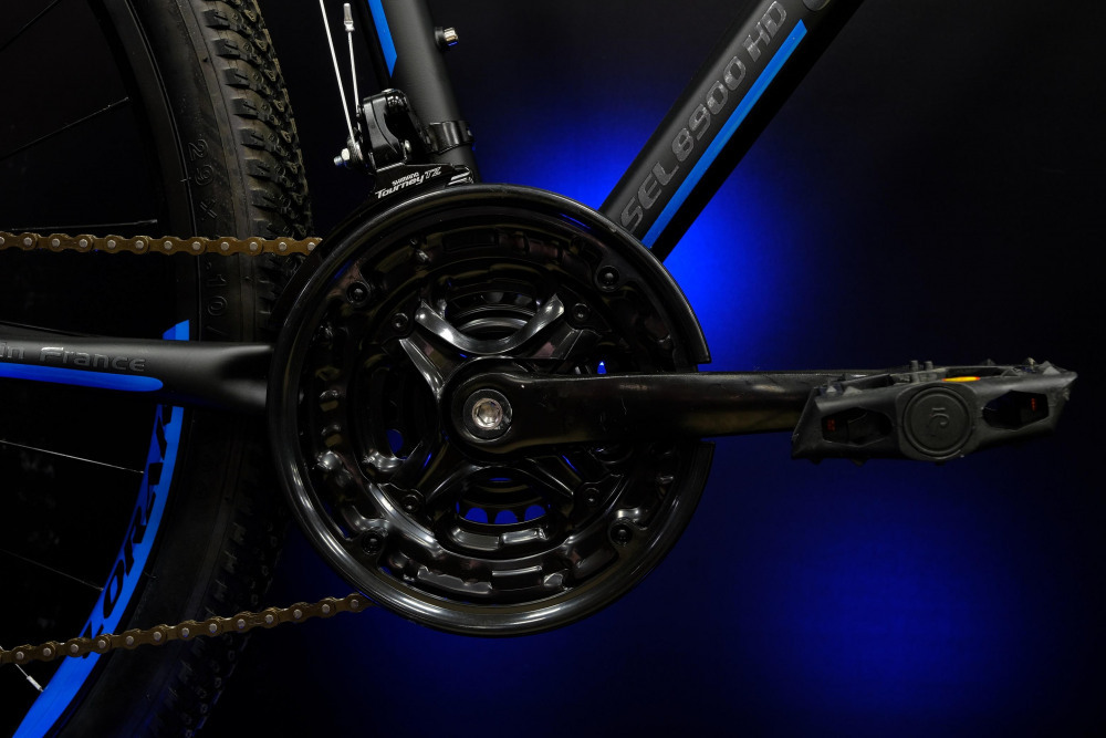 Lorak Sel 8900 HD Чёрный/Синий Матовый 21р (на рост 183-190)