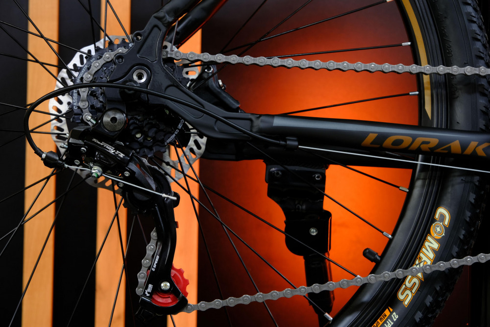 LORAK Safe 27,5 HD Матовый Черный/Коричневый рама 17 (на рост 155-173)